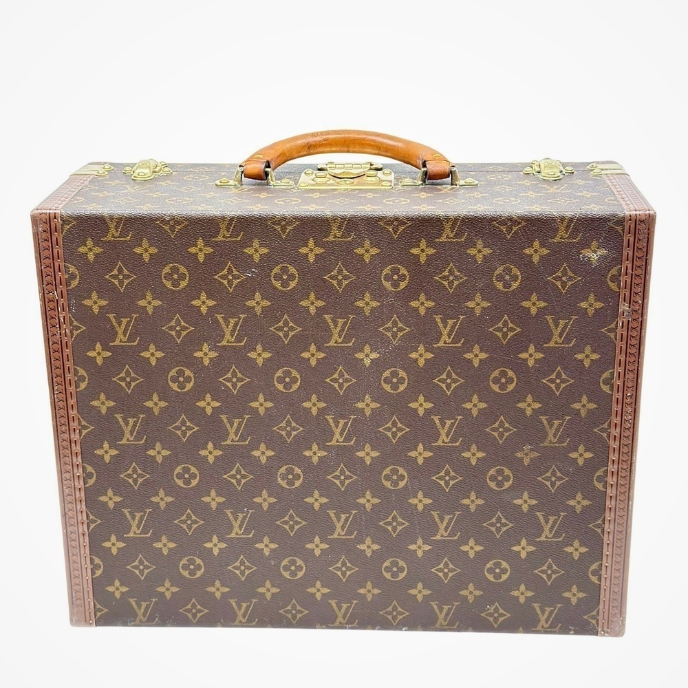 Rare Vintage Louis Vuitton Super President Luggage Monogram Made in France‎